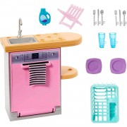 Игровой набор 'Посудомойка' для кукол Барби, Barbie, Mattel [HJV34]